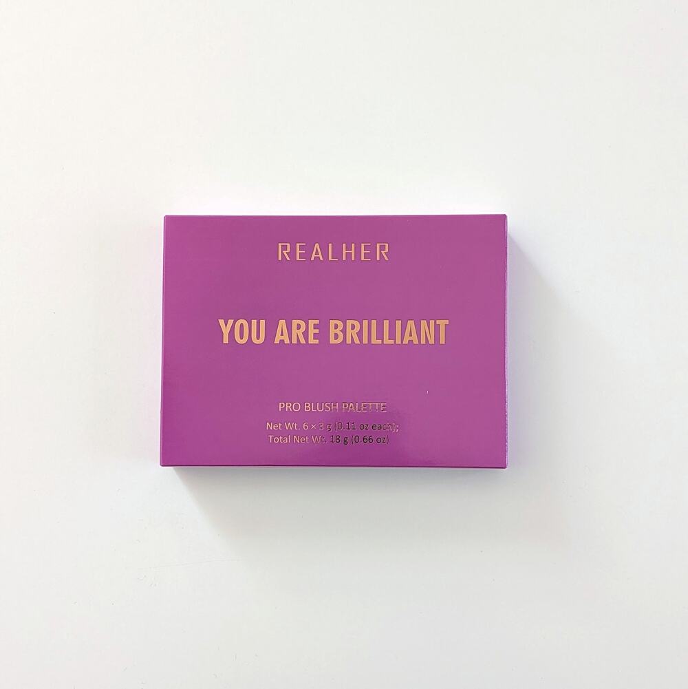 Realher You Are Brilliant Pro Blush Palette 0.66 oz (full size)